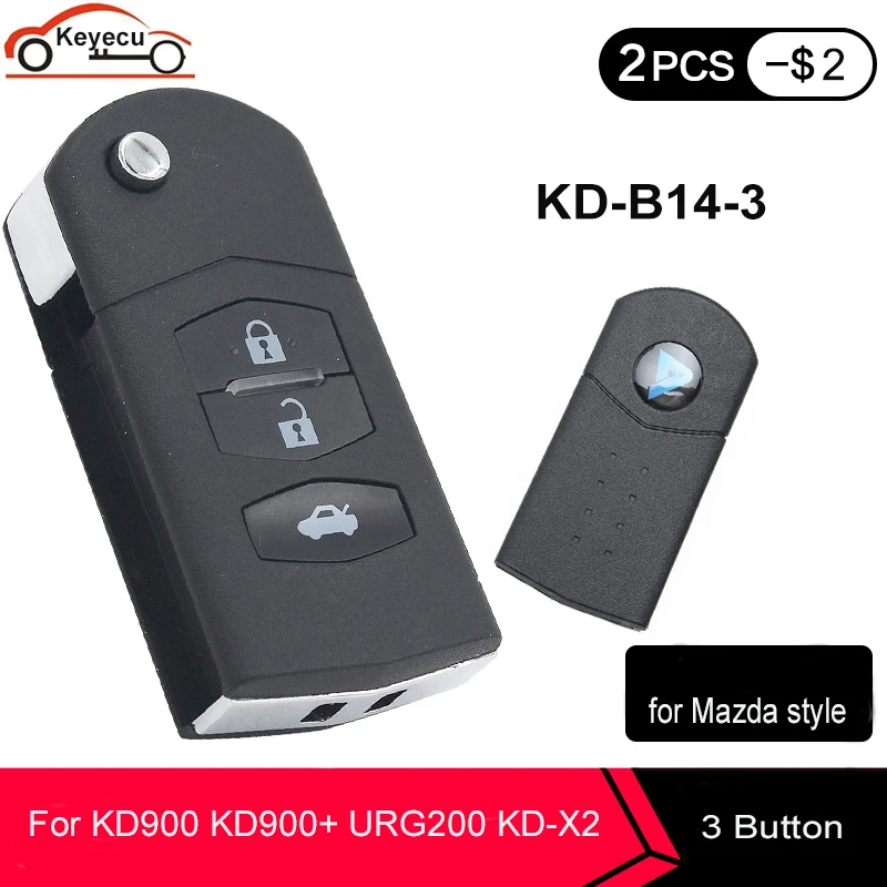 KEYECU 5 шт./лот KEYDIY серии B B14 3 Универсальный KD пульт дистанционного управления