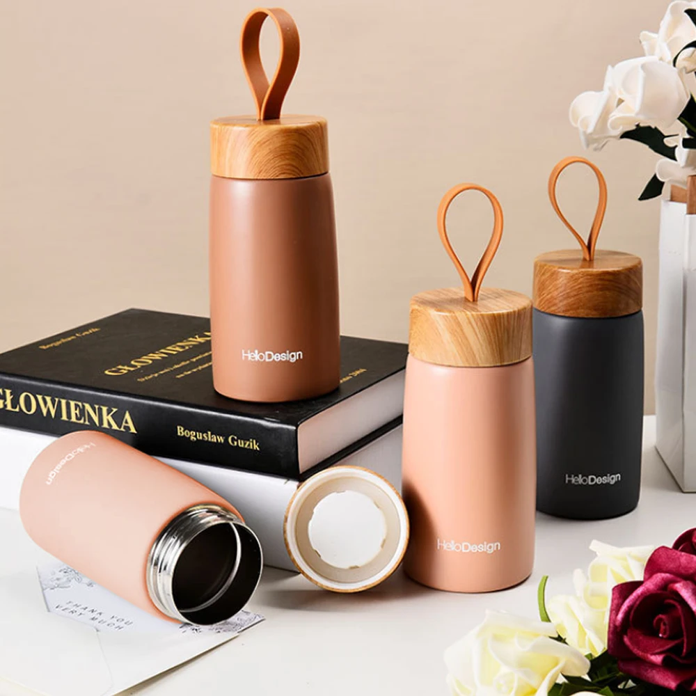 

Thermal Coffee Bottle 304 Stainless Steel Tumbler Mug Mini School Water Thermos Bottle Portable Thermal Cup For Children Kds