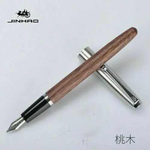 Tao Wood F Jinhao 51A акриловая/деревянная авторучка чернильная ручка каллигграфия ручки EF/F/ручной работы сменный наконечник канцелярские принадлежности для офиса и школы - Цвет: Tao Wood F