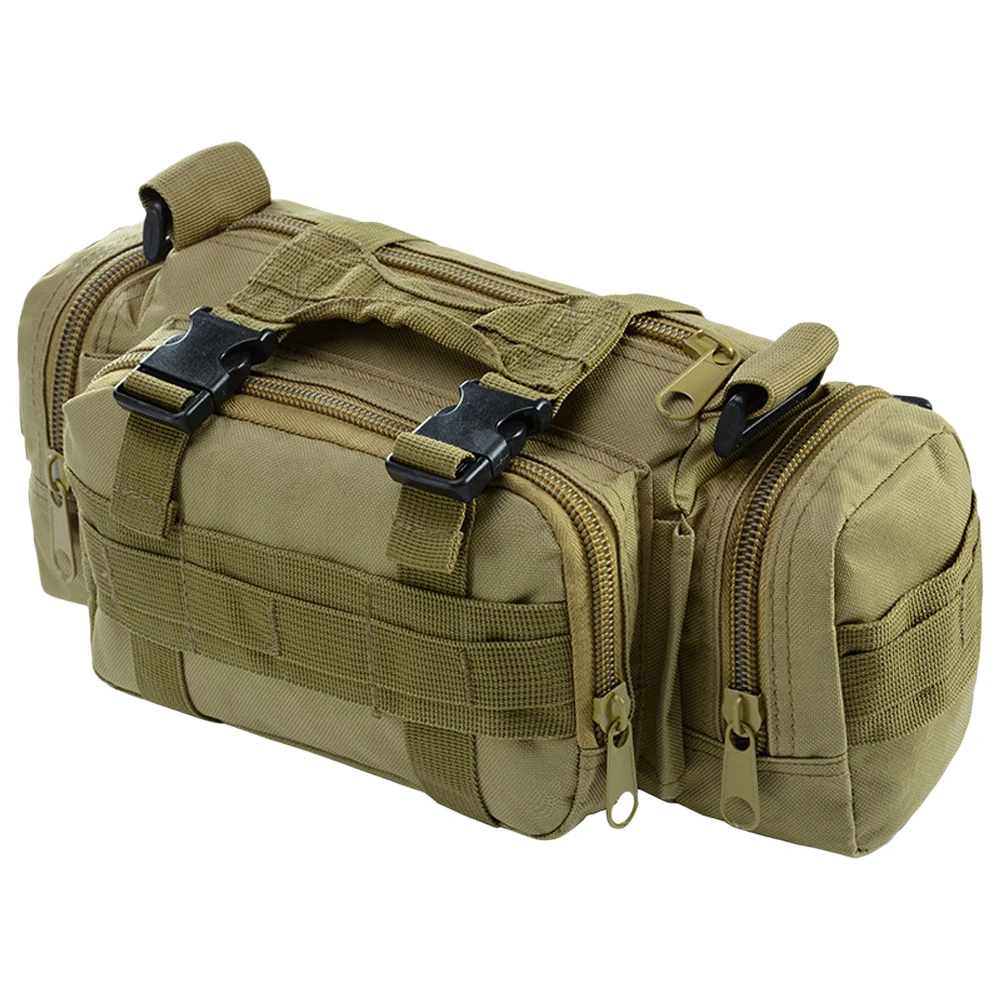 

Fishing Bag Multi-functional Waist Pack Bike Front Handle Bag Fishing Tackle Sling Bag Photography Training Shoulder Bags