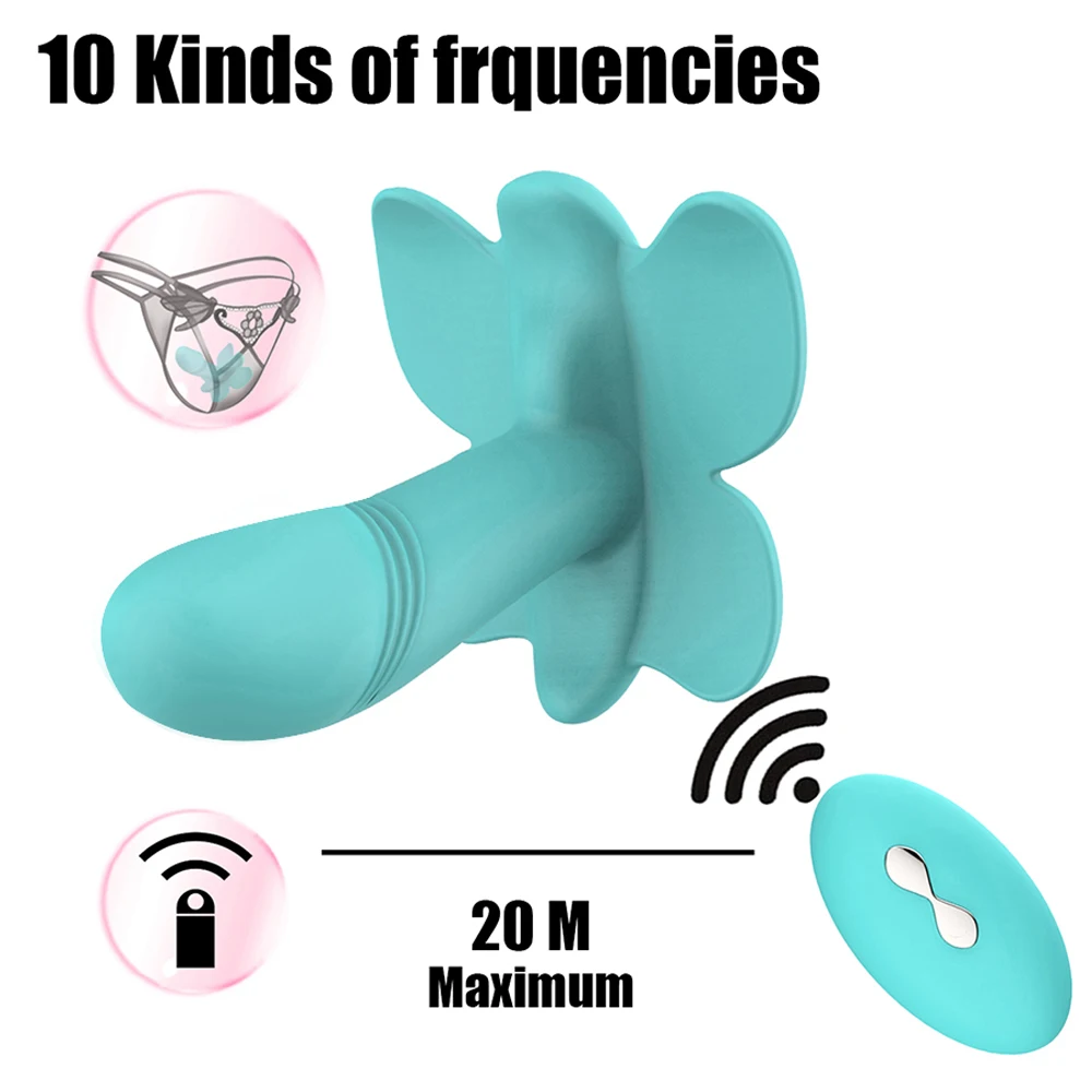 Беспроводной Вибратор с пультом управления вибраторы трусики для женщин