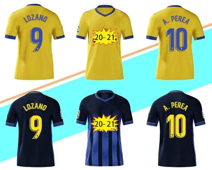 2020 21 Высококачественная футболка Cadiz 2021 home away loзано ALEX Bodiger Juan Кала ascent to LIGA