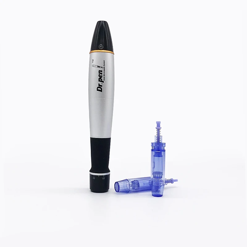 Электрический Dr. pen Ultima A1-C полумерманентная вышивка татуировки пистолет с 12 булавки иглы картриджи Авто Микро прокатки Дерма терапия