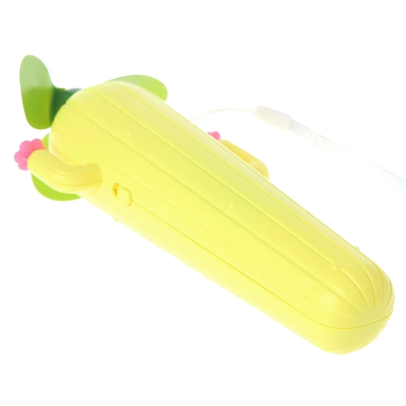 

Rechargeable Mini Fan Air Cooler Handheld USB Cactus Shape Portable Outdoor New