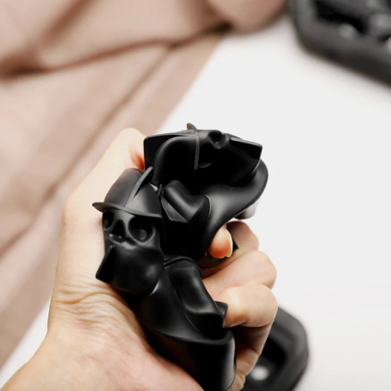 Круглые формы для подносы кубиков льда Мини Маленькие силиконовые с крышкой