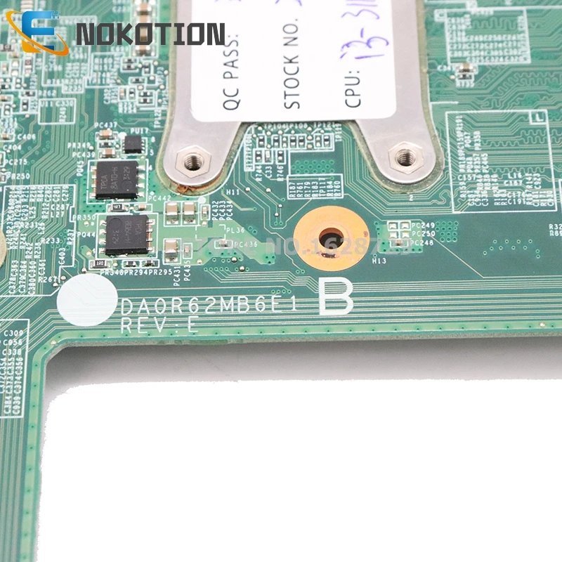 Материнская плата NOKOTION 720459-501 720459-001 DA0R62MB6E1 для ноутбука HP Pavilion 14-E 15-E HD4000 HD 8670M DDR3L |