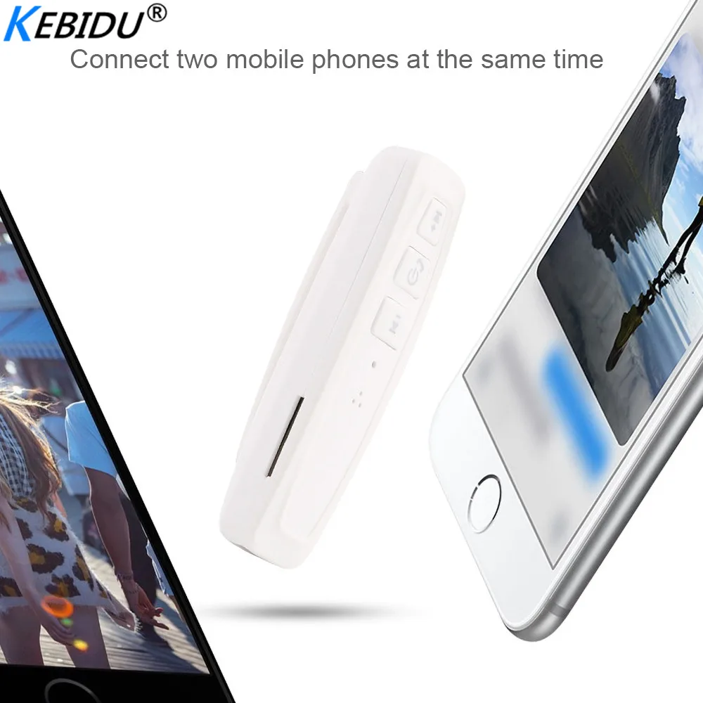 Беспроводной Bluetooth приемник Kebidu компактный и легкий Автомобильный MP3 плеер 3 5 мм