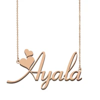ayala name necklace custom name necklace for women girls best friends birthday wedding christmas mother days gift