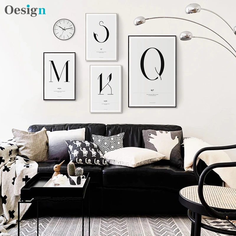 Слова цитаты Nordic искусство домашний декор Скандинавская Картина на холсте Wall Art
