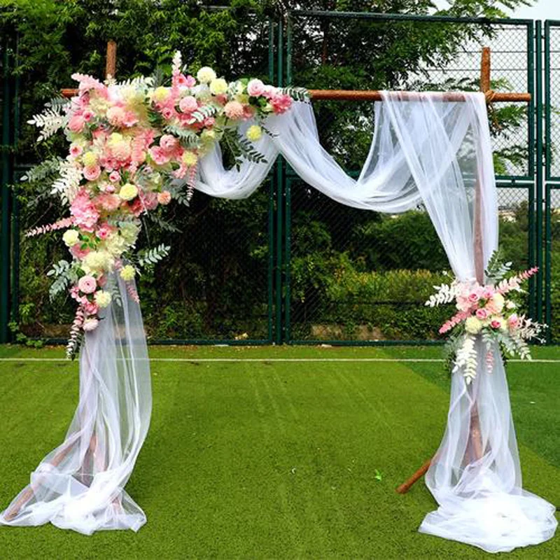 5/10 метров Тюль в рулоне ткань из органзы с кристаллами прозрачная нить день