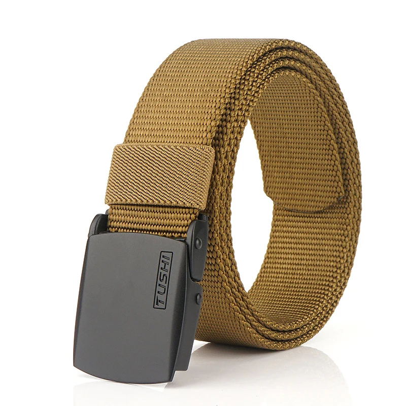 Ремень из нейлонового сплава с автоматической пряжкой для мужчин и женщин 3 5 см |