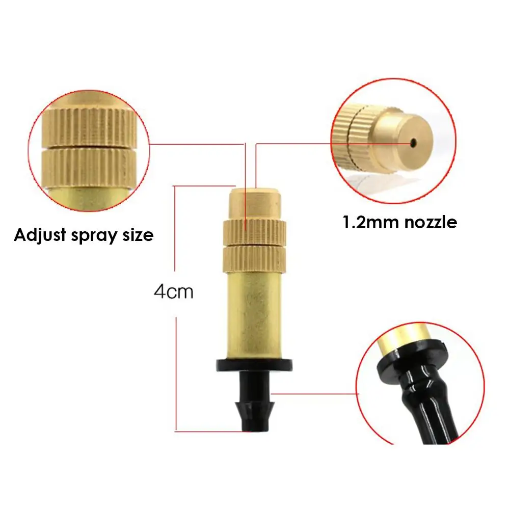 Медные сопла для разбрызгивания распылители шланг садового орошения