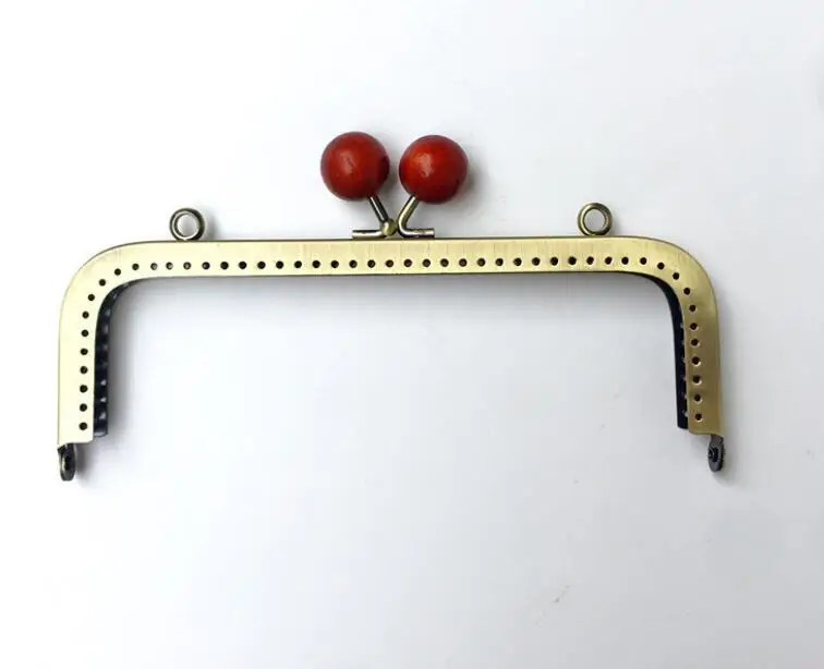 10pcs  18cm Metal Frames Lotus Flower Head Purse Frames Kiss Clasp Clutch Bags Part Diy Metal Clasps Coin Purse Frames