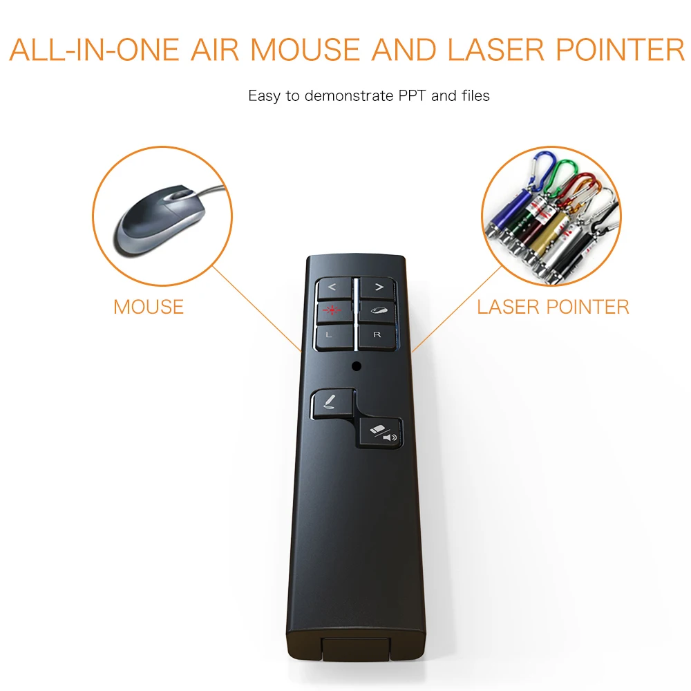 PP930 мини USB беспроводной Презентер PPT Flip Pen Air Mouse подарок пульт дистанционного