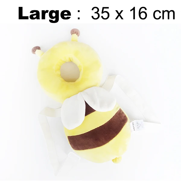 Large Yellow Bee Большая детская подушка для защиты головы, подголовник для малышей, подушка для шеи, милые крылья, Подушка для кормления, защита от падения, YYT341 - Цвет: Large Yellow Bee