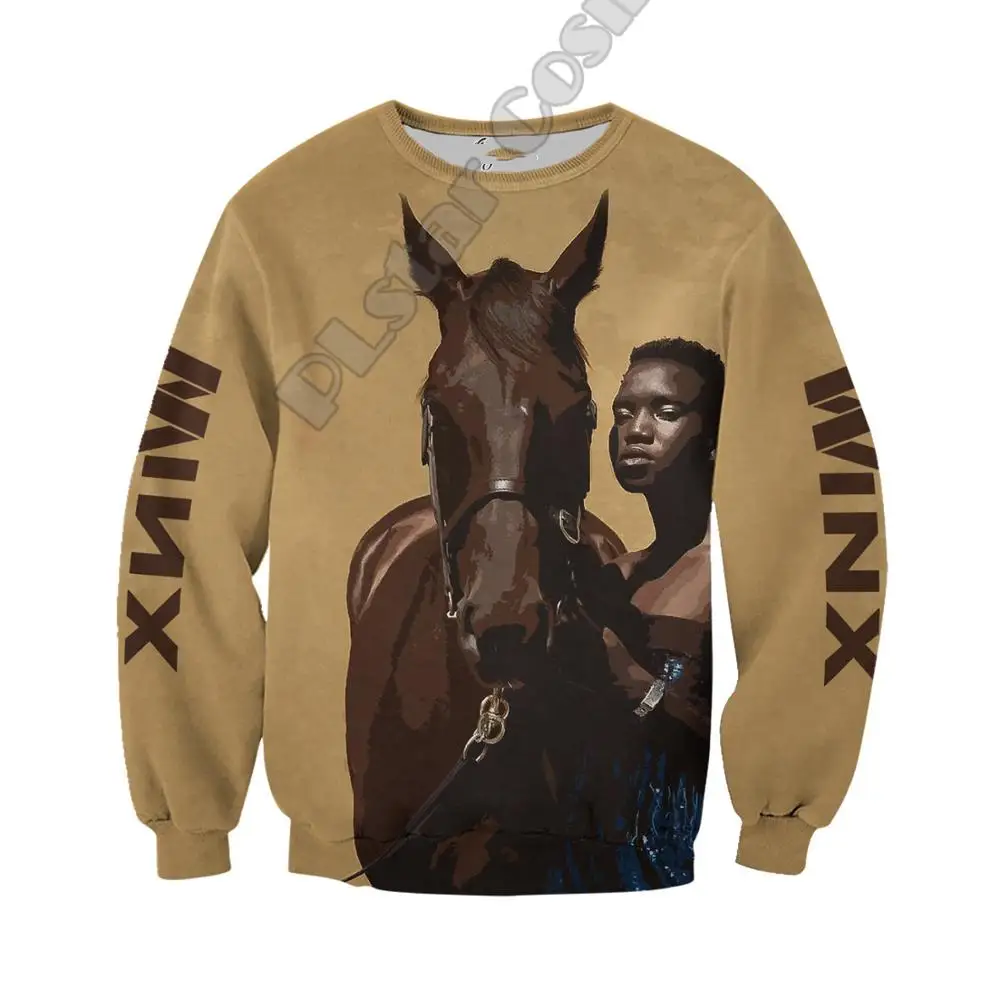 

PLstar Cosmos Animal Racing Horse Funny Long Sleeves Tracksuit New Fashion 3Dprint Unisex zipper/Hoodies/Sweatshirts/Jacket A-1
