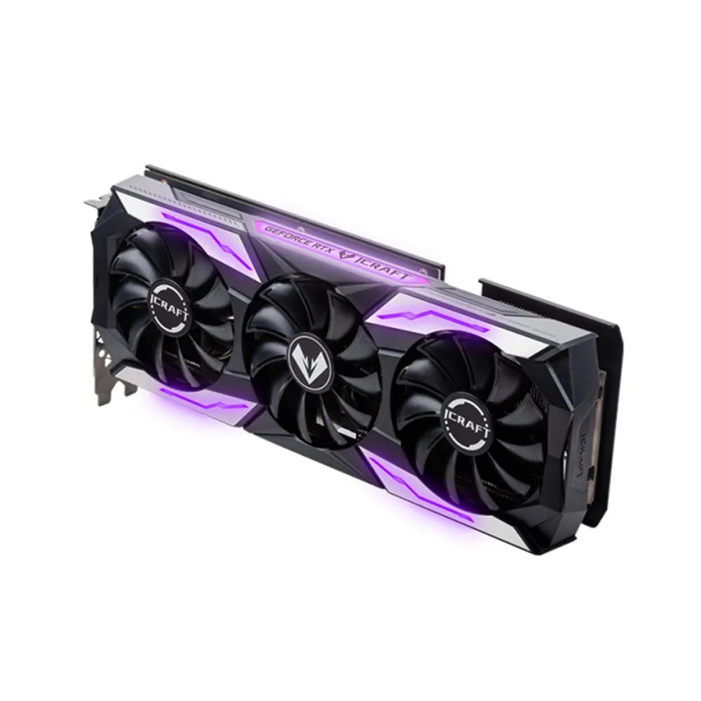 MAXSUN Новый RTX 3060Ti iCraft 8 Гб GDDR6 GPU NVIDIA компьютер ПК 256bit DP * 3 PCI Express X16 4 0 RGB игровая
