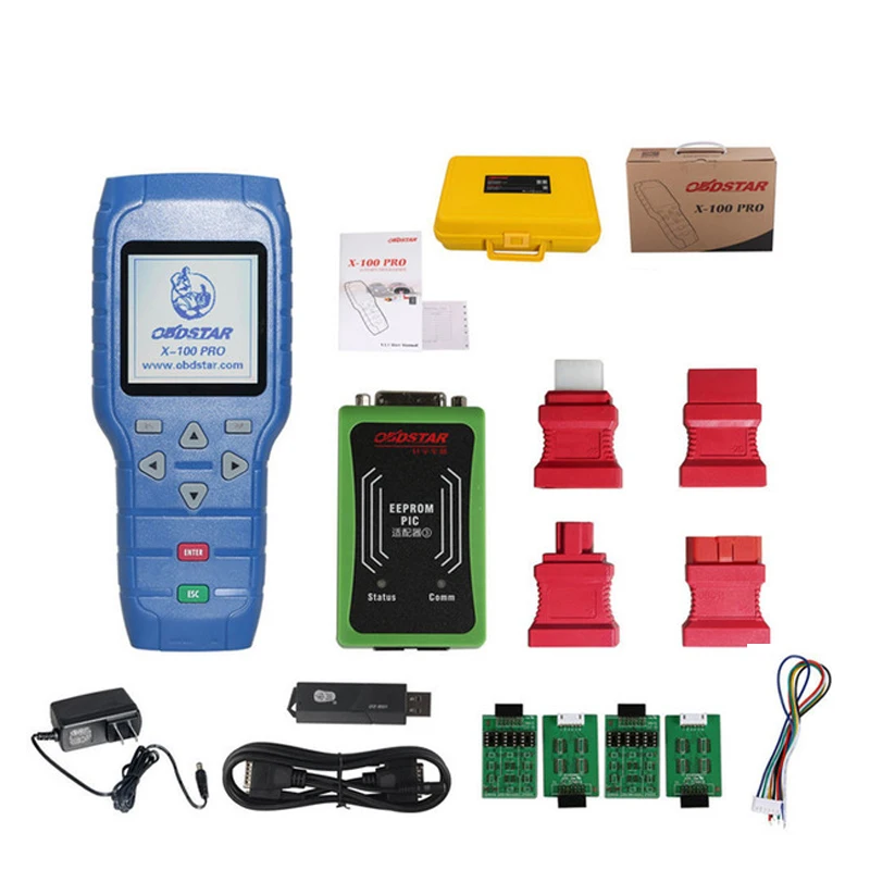 OBDSTAR X100 PROS C + D E ключевой программист модели с адаптером EEprom иммобилайзер