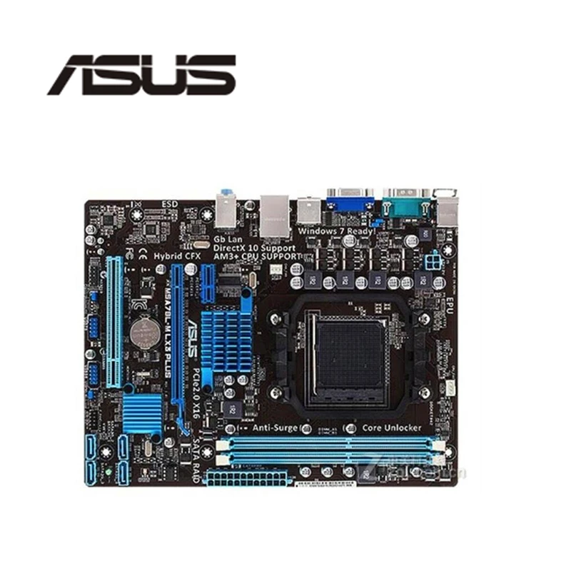 Материнская плата AM3 + для ASUS разъем AMD 760G M5A97 970M FX оригинальная настольная