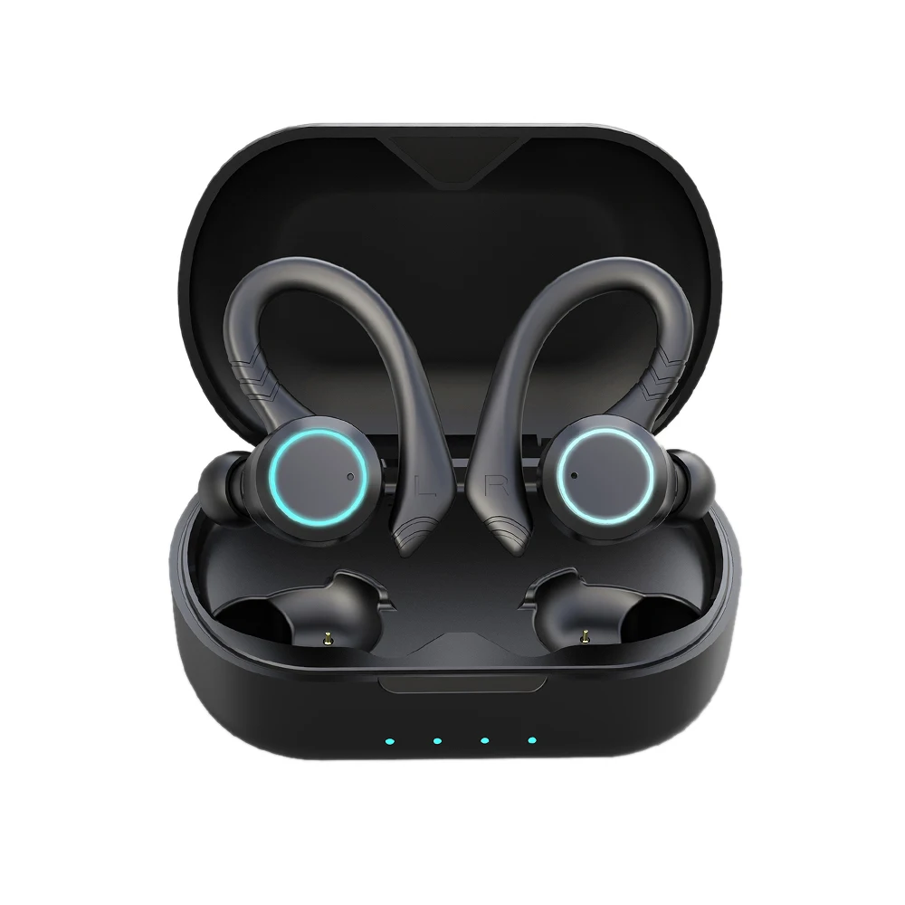 

Беспроводные наушники TWS, Спортивная гарнитура Bluetooth 5,0, портативная гарнитура IPX7, водонепроницаемые наушники с шумоподавлением и сенсорным...