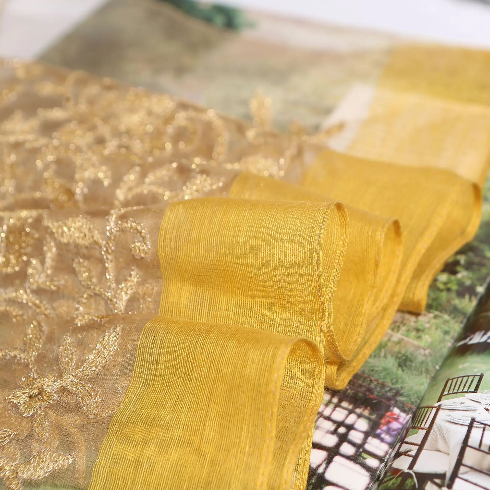 2020 Шелковый шерстяной шелковый шарф тутового шелка вышивка элегантный и