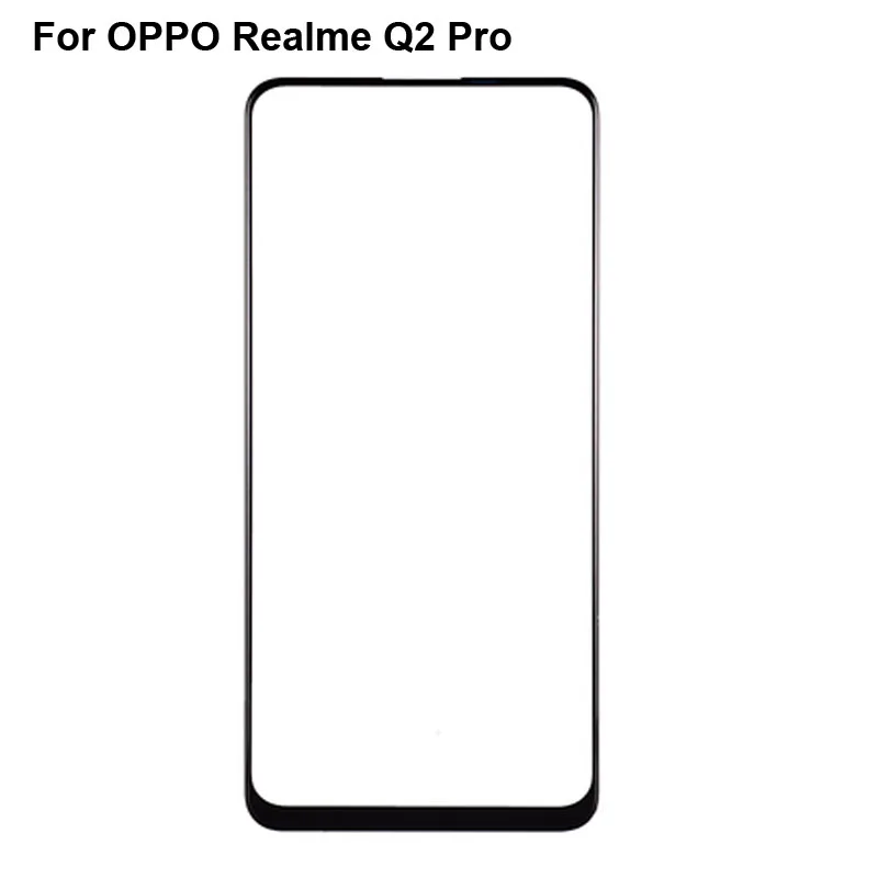 Для OPPO Realme Q2 Pro переднее внешнее стекло объектива Ремонт сенсорного экрана без