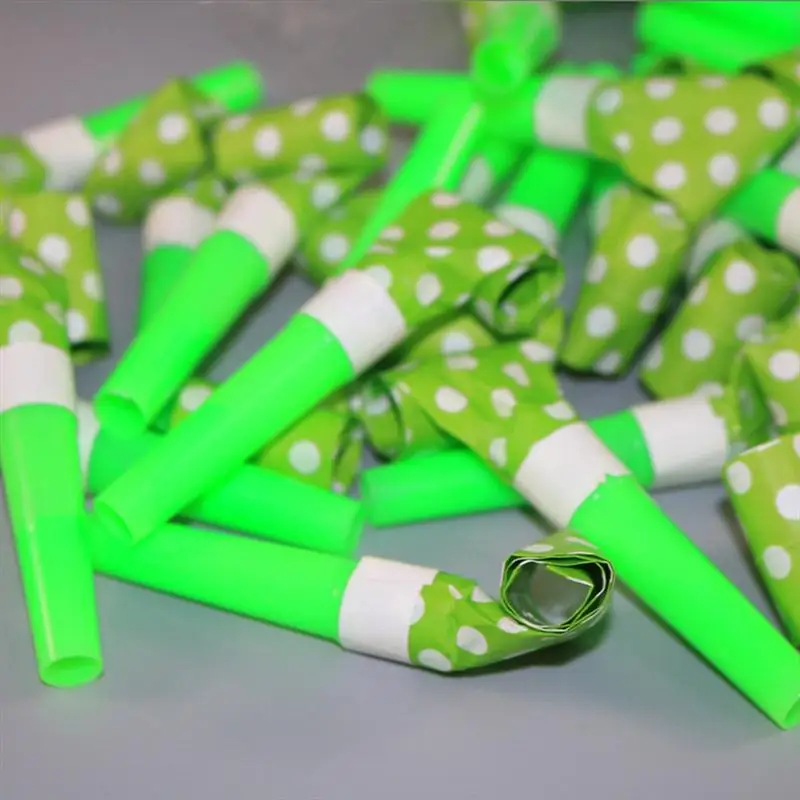 100 шт красочные красивые яркие смешные Веселые свистки свисток для вечеринок на