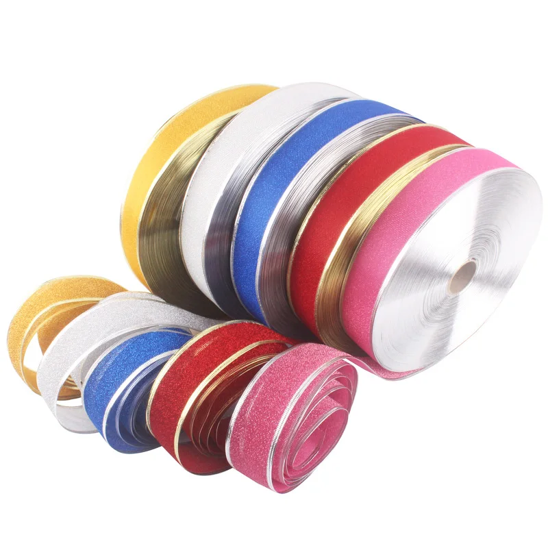 Ленты серебристые с металлическим блеском 50 мм 2 ярда|Ленты для шитья| |