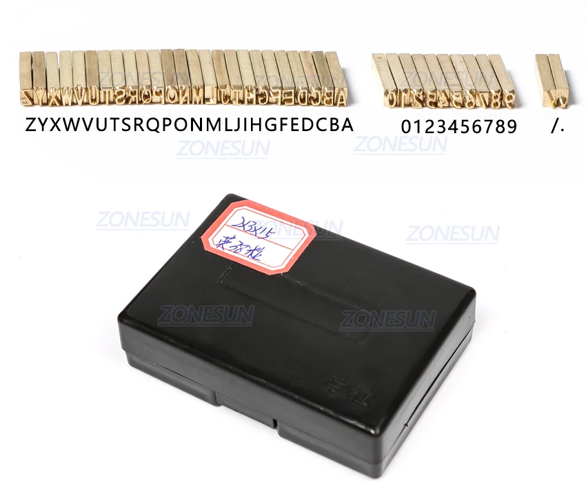 ZONESUN DY-8 набор букв Набор цифр LT-50D набор букв LT-50D Набор цифр MT-50 цифр, буква для кода печатная машина
