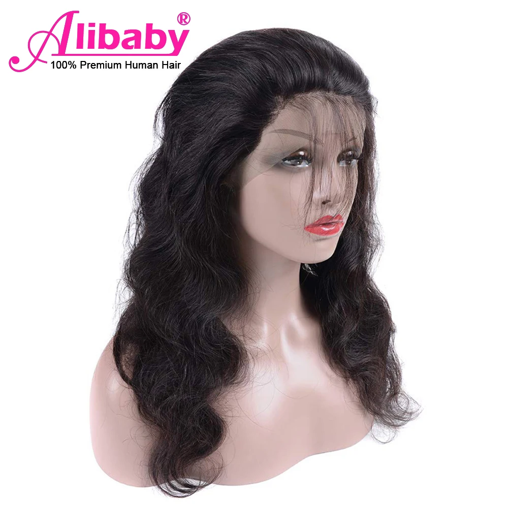 Alibaby 360 фронтальная кружевная застежка с детскими волосами объемная волна