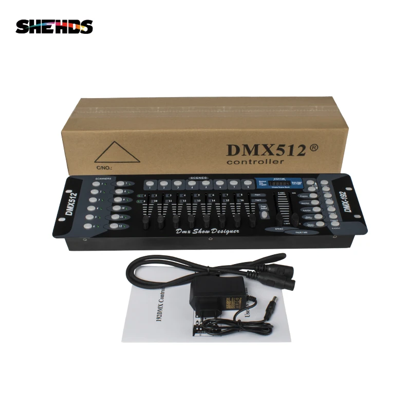 Новое поступление 192 DMX контроллер для подвижной головки светильник каналов DMX512 DJ