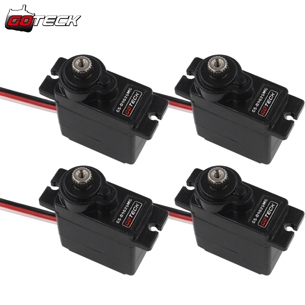 Металлическая Шестерня DC цифровой сервопривод GOTECK GS-D9025MG 4 8-6 0 в 9g 2 8 кг для