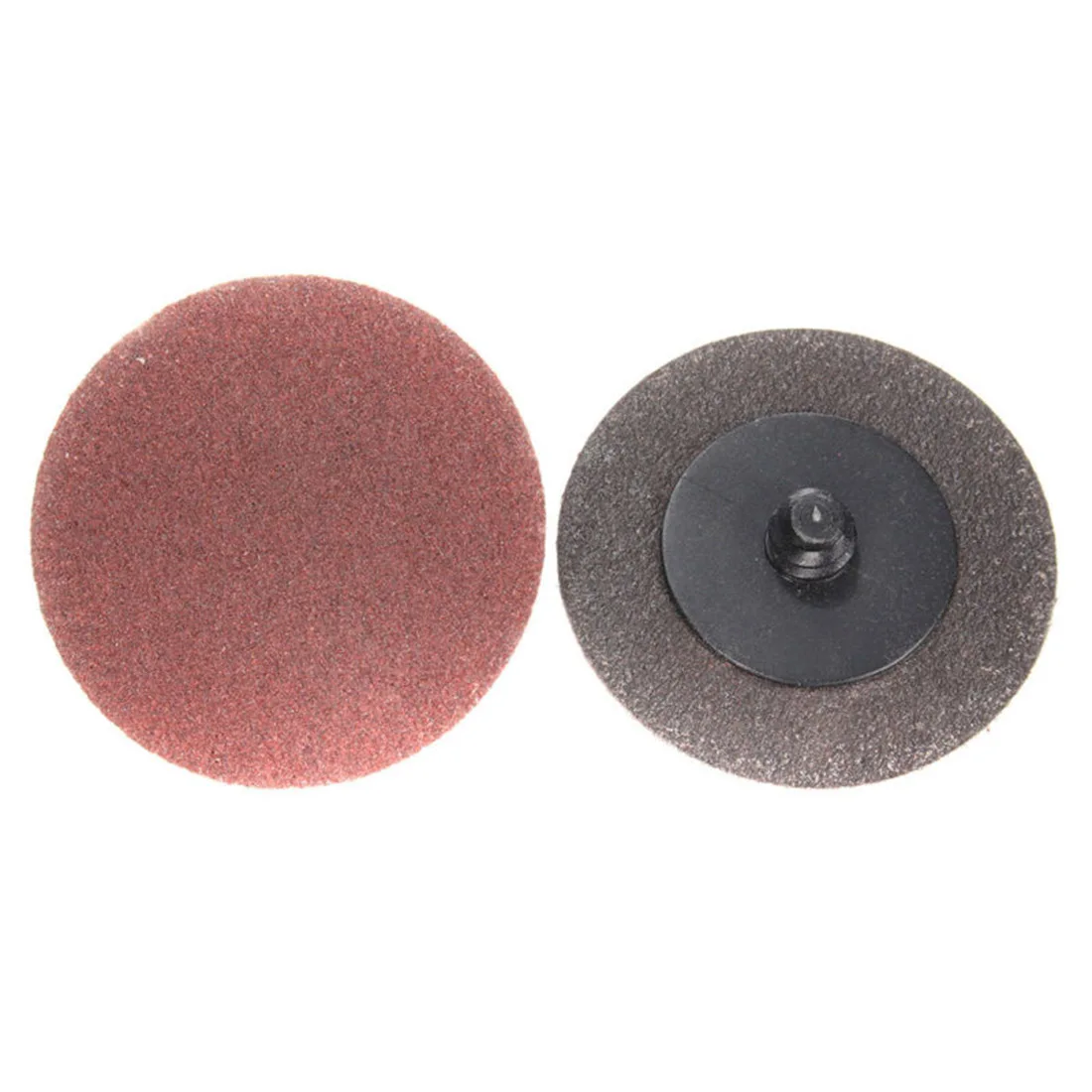 

25pcs 2\"50mm 120Grit Roll Lock Sanding Discs Abrasive Pad For Polishing Turn Poly Emery Cloth Disc Turn Poly Emery Disc Button