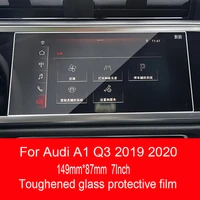 for audi q3 g2b 2019 2021 car gps navigation film lcd screen tempered glass protective film anti scratch film accessories refit