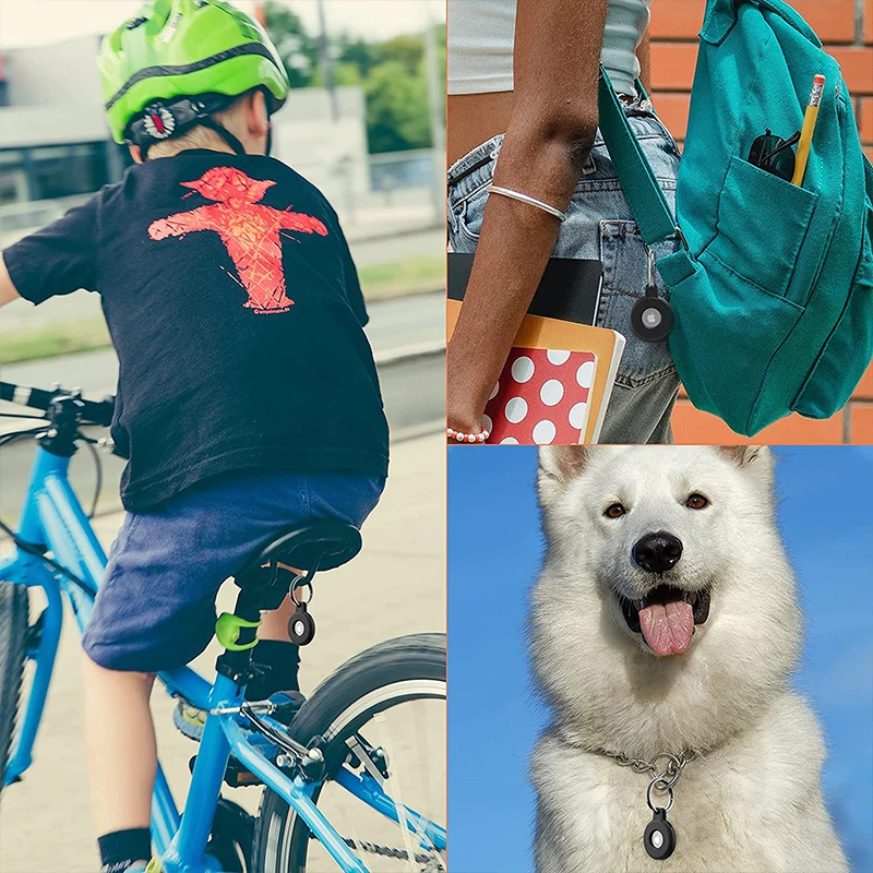 

For Apple Airtags Liquid Silicone Protective Sleeve For Apple Locator Tracker Anti-Lost Device Keychain Protective Sleeve Hot