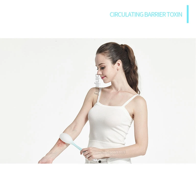 Хлопать меридианы хлопать ладонями коснитесь спины массажер силикагель молоток