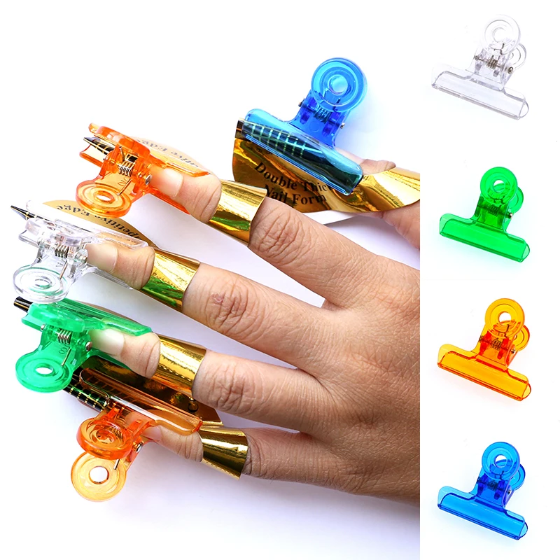 Новинка 1/5/10 шт. изогнутые клипсы для ногтей в русском стиле многофункциональный