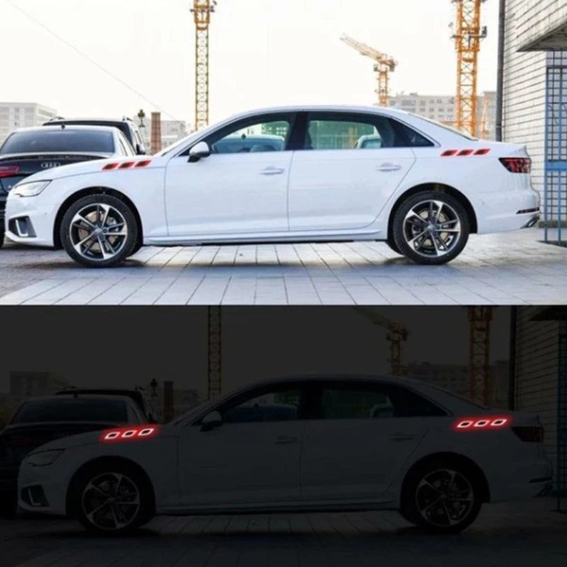 

Bumper bumper door scratch-proof glow-light rear view mirror bumper sticker car accessories