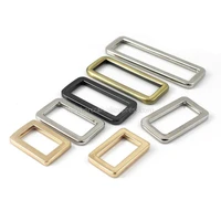 1pcs metal retangle ring buckle loops for webbing leather craft bag strap belt buckle garment diy accessory 2025313850mm