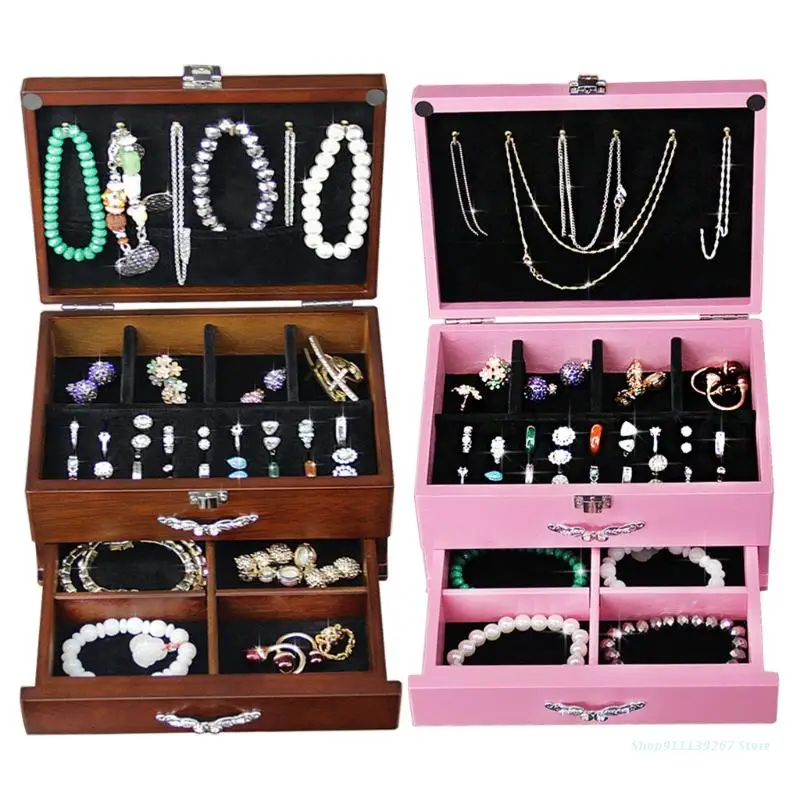 

C5AD Jewellery Storage Case Gift for Girlfriend Female Relatives Colleagues Neighbors