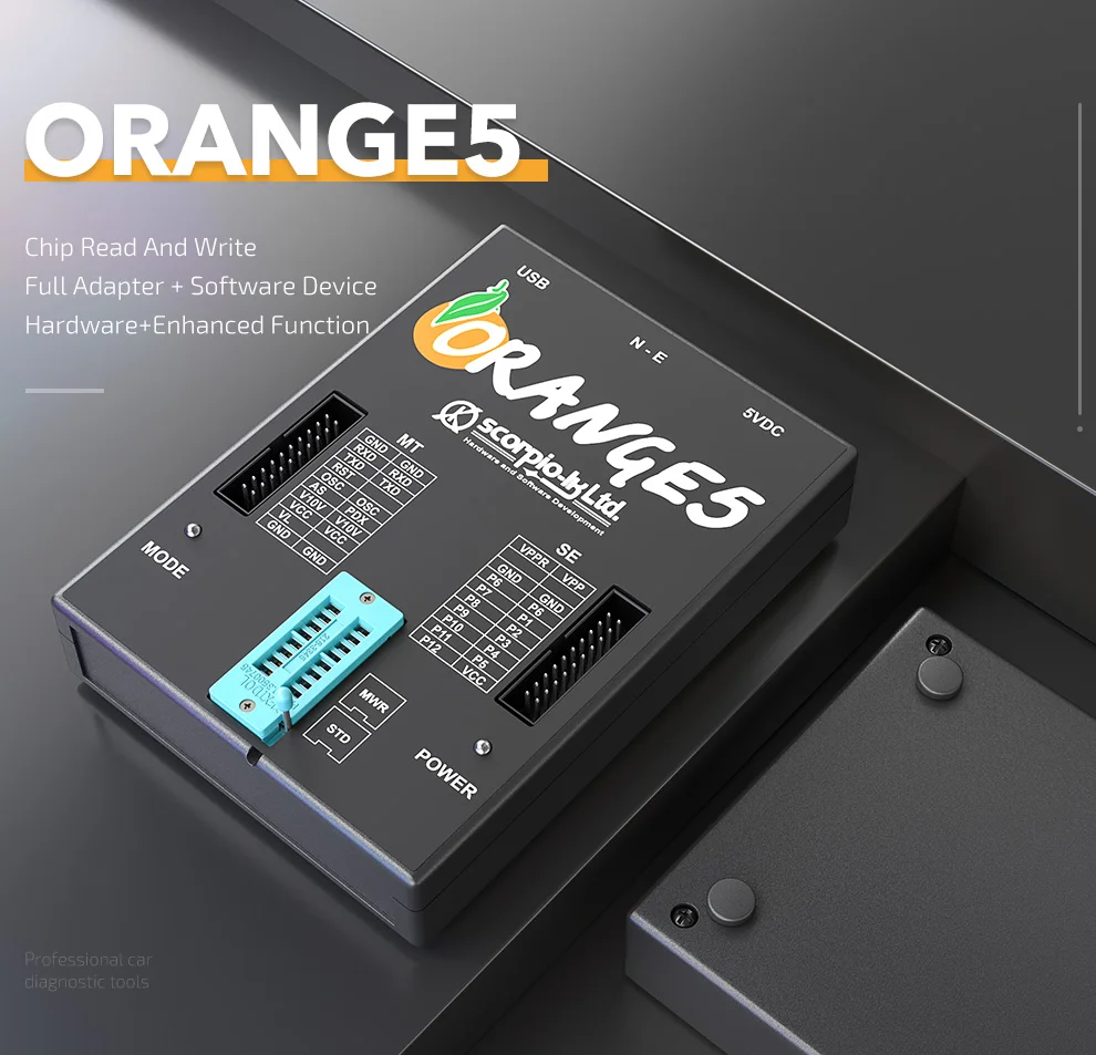 

Программатор ЭБУ Orange5, OEM-программатор Orange 5 с полным адаптером V1.35 Orange5 Plus, полностью универсальный программатор Orange5, устройство для програм...