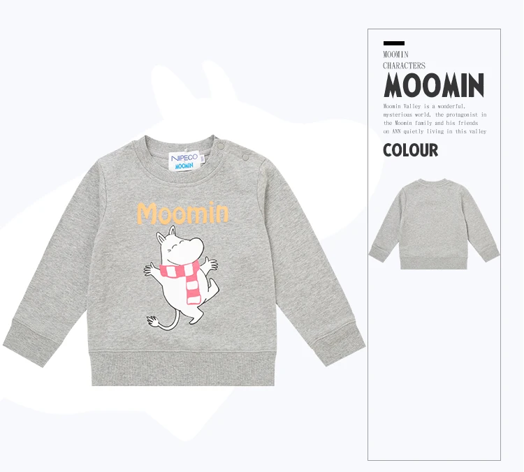 Moomin/весенне-летняя толстая футболка с длинными рукавами с рисунком рождественских персонажей из финского хлопка; зеленая футболка с круглым вырезом