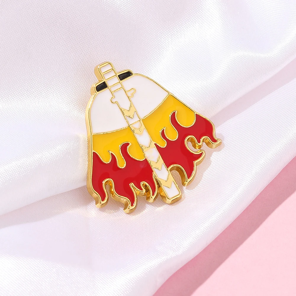 Горячая Распродажа брошь в стиле аниме демон Slayer 2021 тренд эмаль Pin мультфильм
