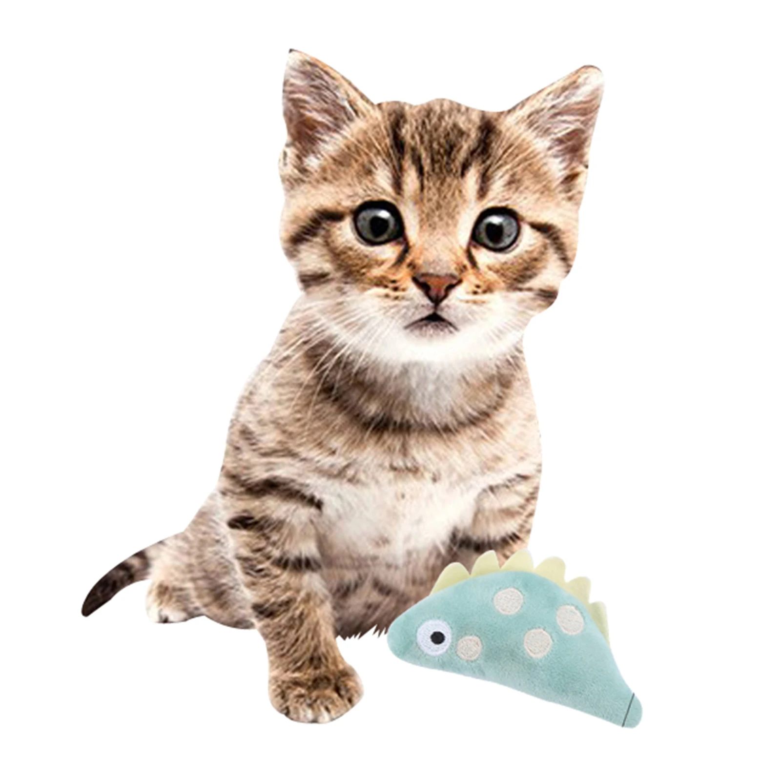 

Plush Catnip Toy Teeth Grinding Interactive Plush Pet Cat Kitten Chewing Toy Claw for Cat