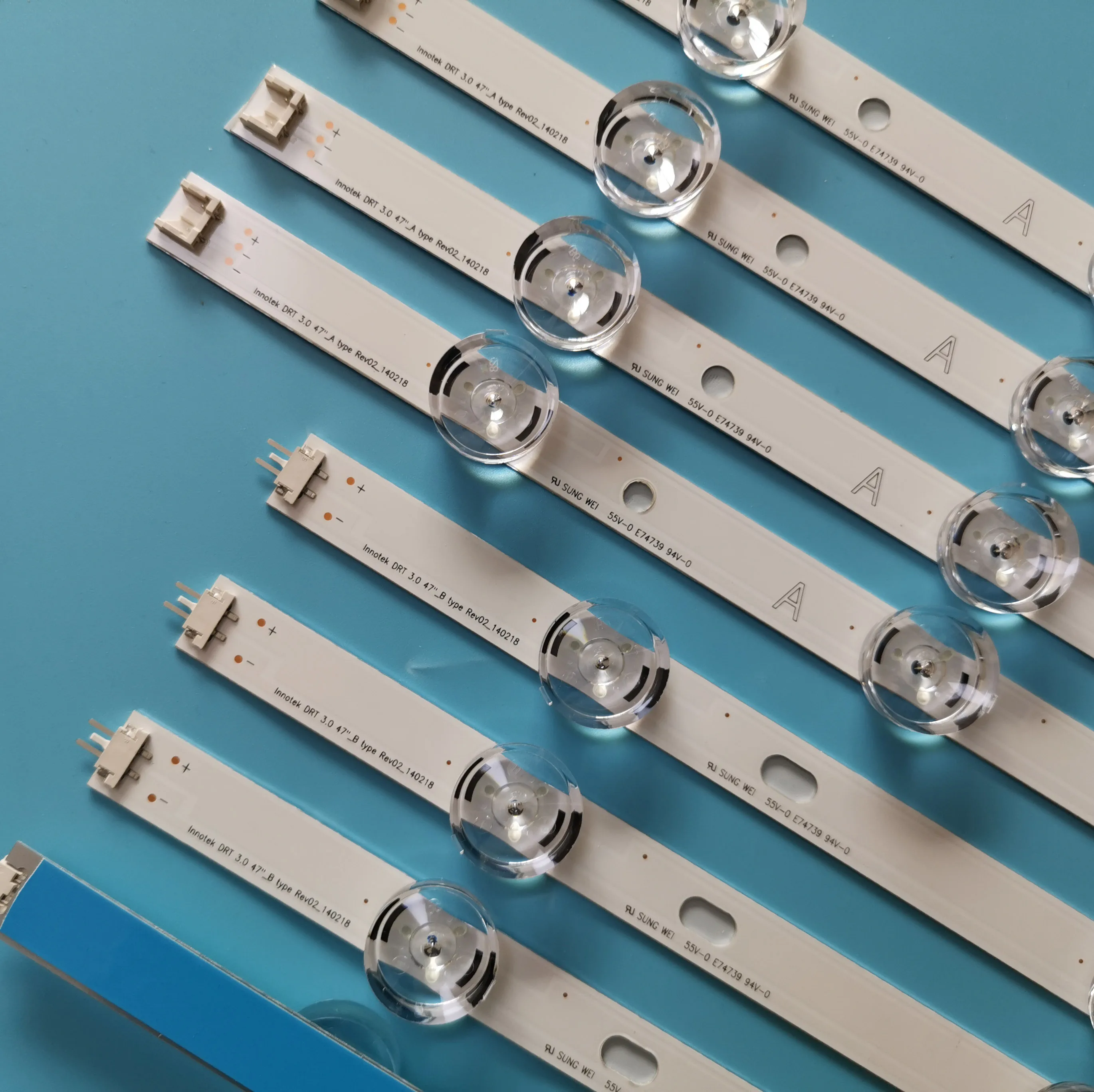 8 шт./компл. алюминиевая новая светодиодная лента для подсветки LG 47LB650 47LB630 innotek DRT 3