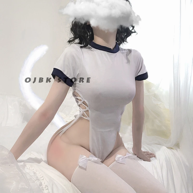 Сексуальное женское аниме нижнее белье Babydoll купальник комплект милой Лолиты нижнее белье мультфильм косплей эротический студенческий порно костюм горничной девушки