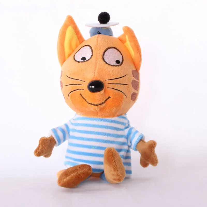 

New Russia Happy Kitten Stuffed Cat Plush Toys Cartoon Animals Soft Doll Kids Infants Gifts 20CM Creative 3 Types Avalible