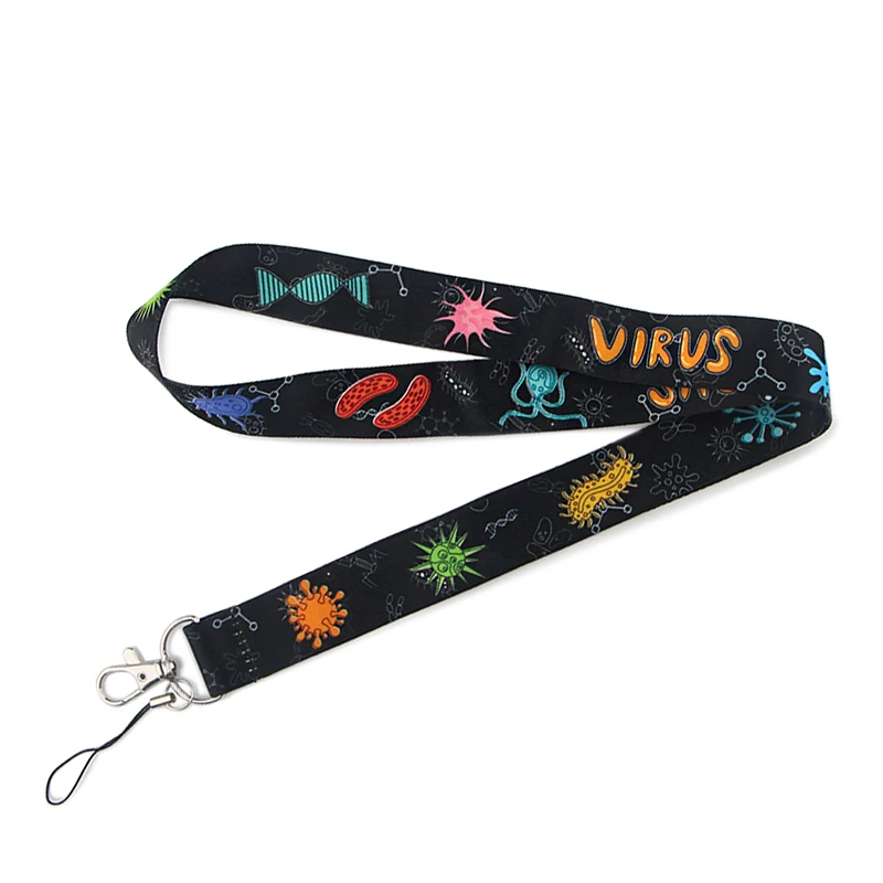 Доктор вирусной ДНК брелок ремешки для ключей ID карты USB тренажерный зал бейджа