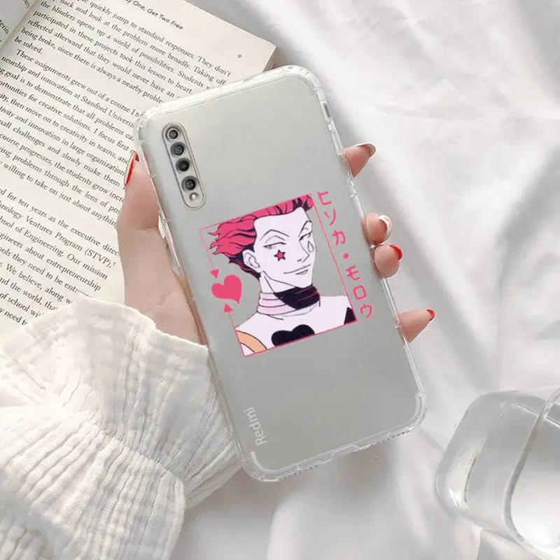 

Hisoka hunter x hunter Phone Case Transparent For Xiaomi Redmi K30 10T 10X 9 9A 8 8A 7 7A 6 K40 T S PRO 5G