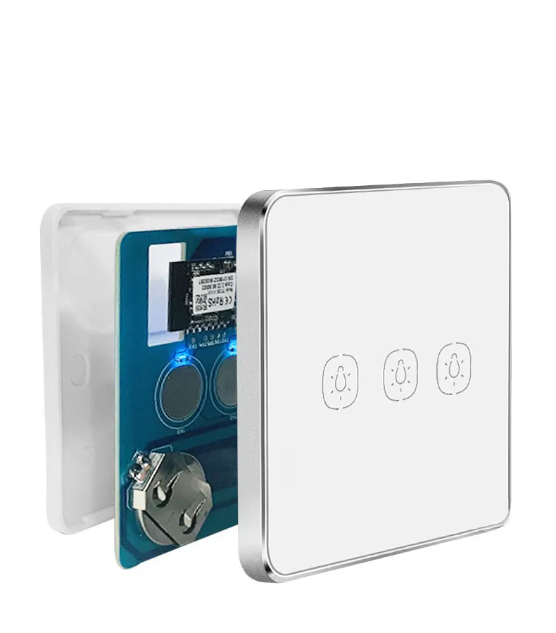 Tuya ZigBee переключатель без нейтрального провода работает с TuYa ZigBee концентратор сенсорный переключатель наклейка Smart Life приложение управление питание от TuYa